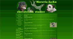 Desktop Screenshot of moravia-za-ku.dogweb.cz