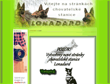 Tablet Screenshot of lonadard.dogweb.cz