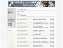 Tablet Screenshot of dogweb.cz